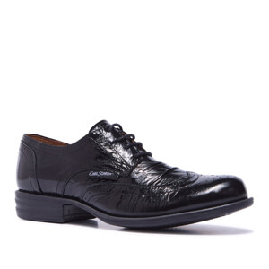 Carl Scarpa Perla Black Patent Leather Loafers